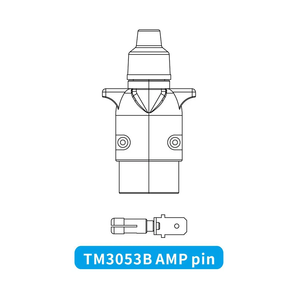 TM3053B<br />7P Plug Alu short