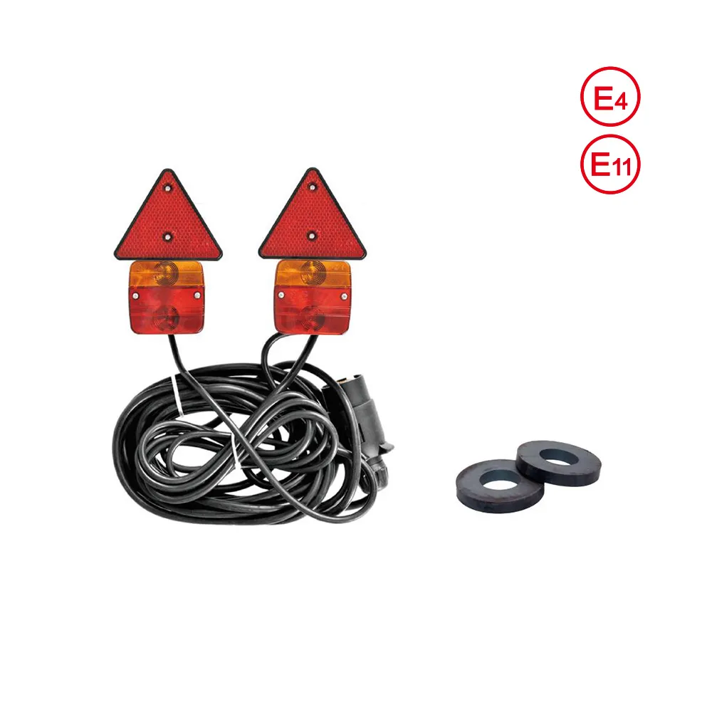 TM4012<br />Four function trailer tail lamp<br /> kits with triangles