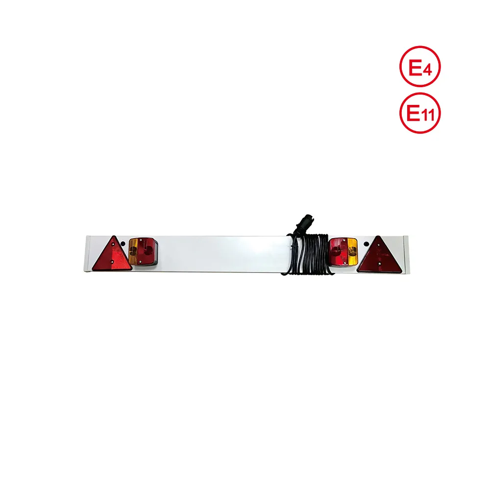 TM4020<br />PVC trailer board with BULB lamp and triangle, 1.22M length, 5x0.5+4x0.5mm cable with 7.5M+2.5M cable length